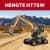 Колесный мини-экскаватор HENGTE HT75W